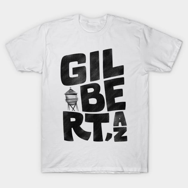 Gilbert Vintage Type T-Shirt by DreamBox